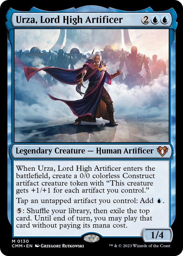 Urza, Lord High Artificer [Commander Masters] 130
