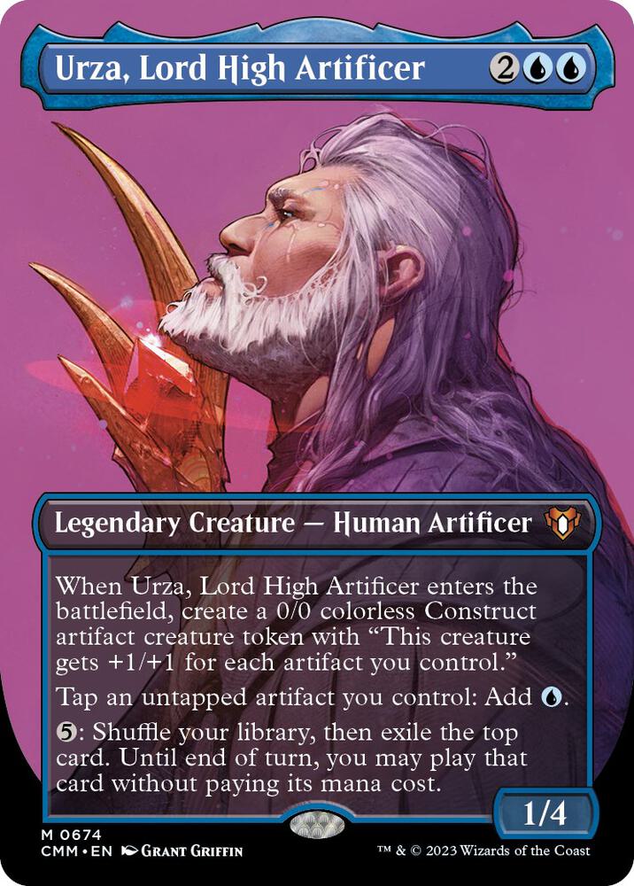 Urza, Lord High Artificer (Borderless) [Commander Masters] 674
