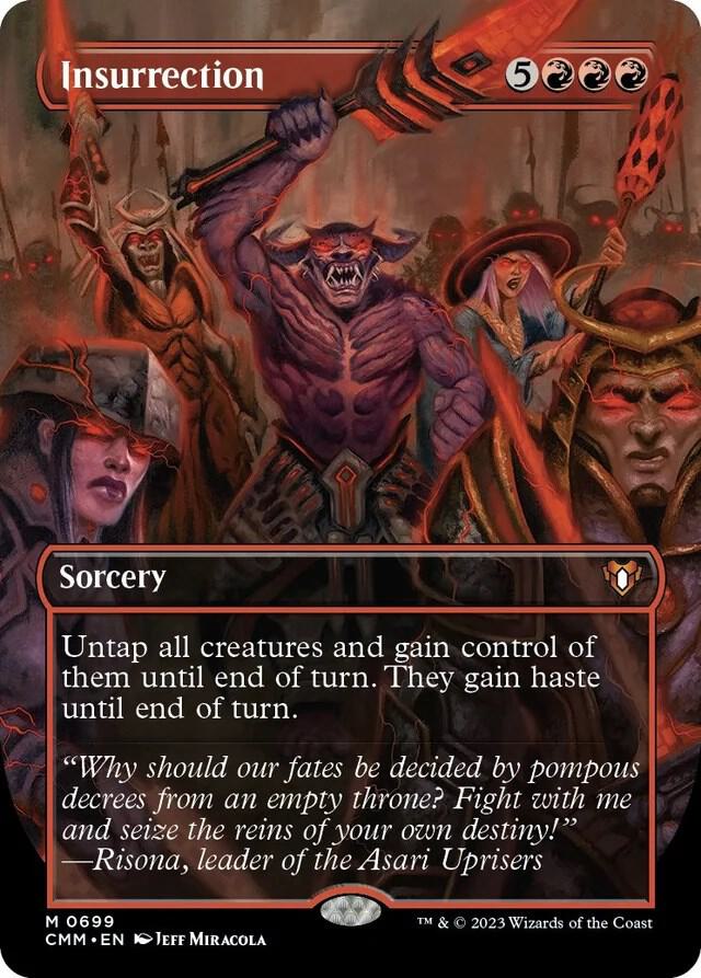 Insurrection (Borderless) [Commander Masters] 699