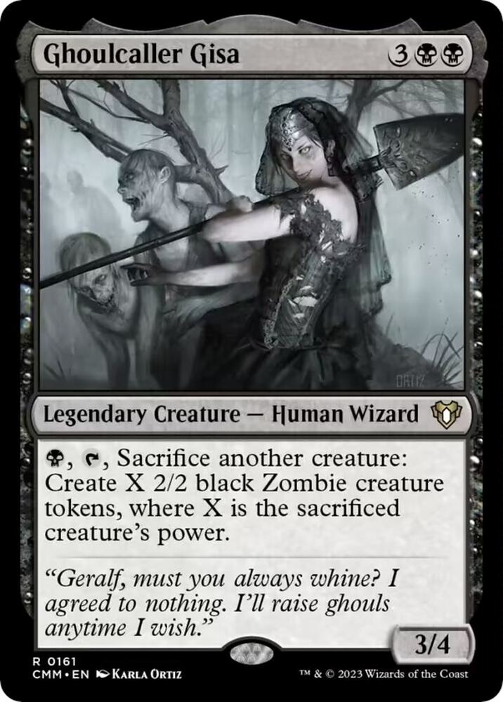 Ghoulcaller Gisa [Commander Masters] 161