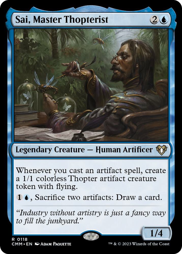 Sai, Master Thopterist [Commander Masters] 118