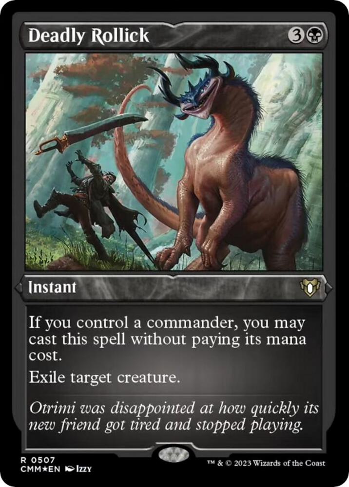 Deadly Rollick (Foil Etched) [Commander Masters] 507