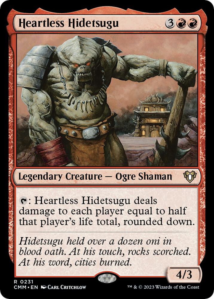 Heartless Hidetsugu [Commander Masters] 231