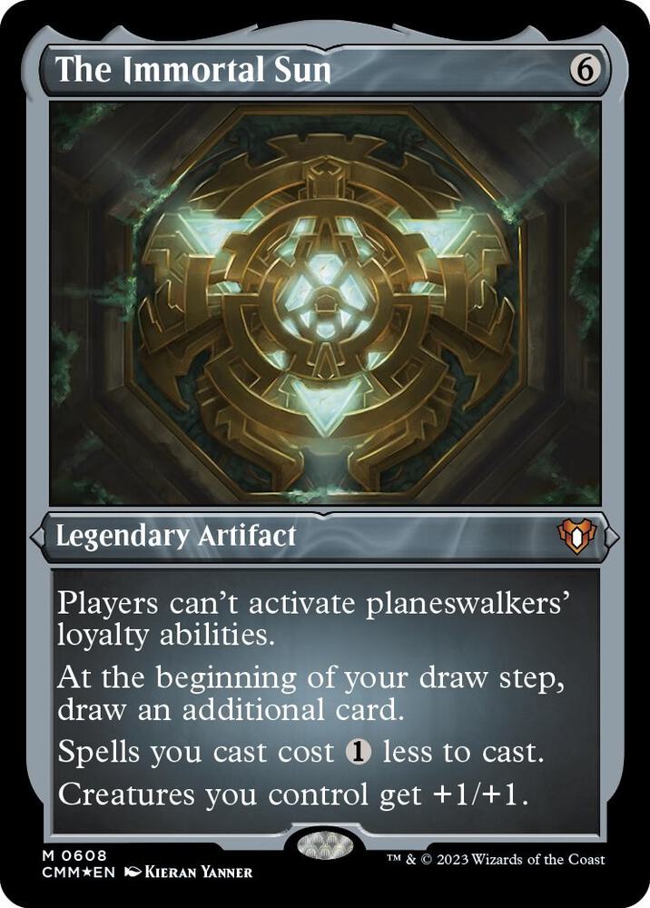 The Immortal Sun (Foil Etched) [Commander Masters] 608