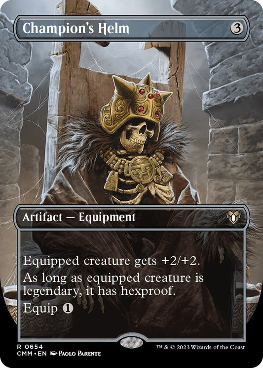 Champion's Helm (Borderless) [Commander Masters] 654