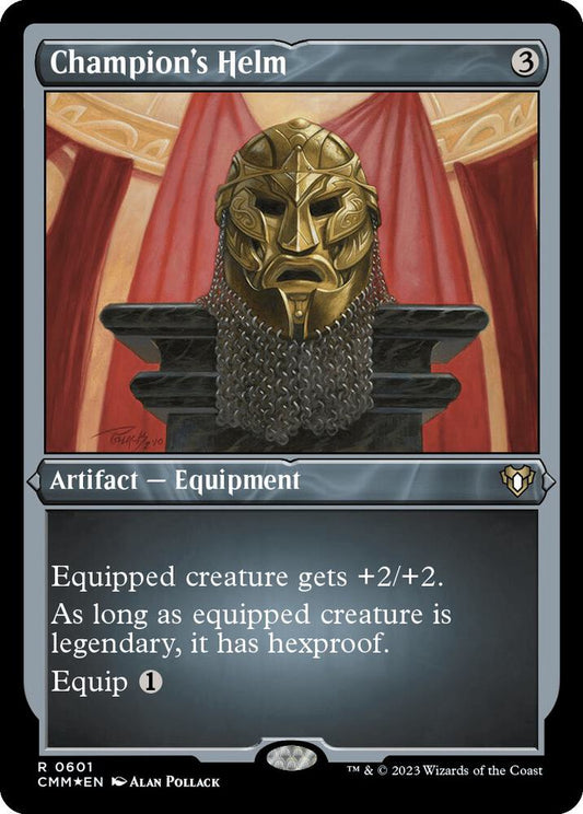 Champion's Helm (Foil Etched) [Commander Masters] 601