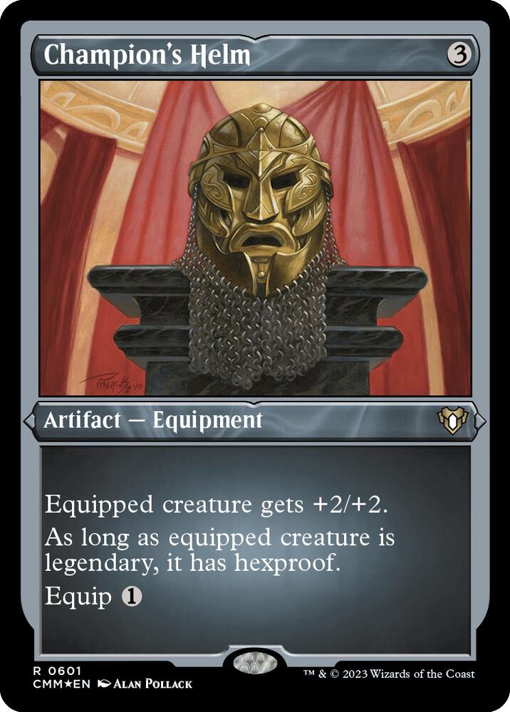 Champion's Helm (Foil Etched) [Commander Masters] 601