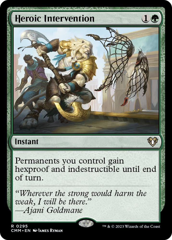Heroic Intervention [Commander Masters] 295