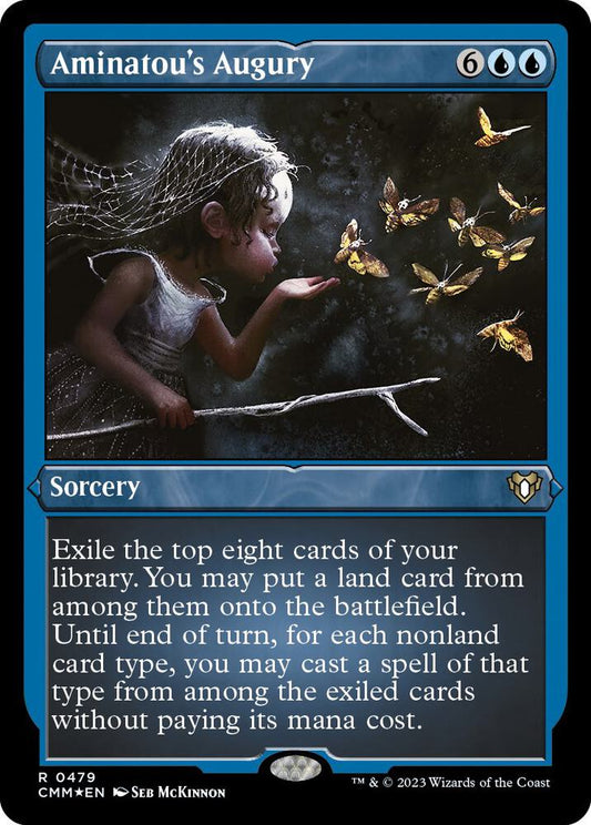 Aminatou's Augury (Foil Etched) [Commander Masters] 479