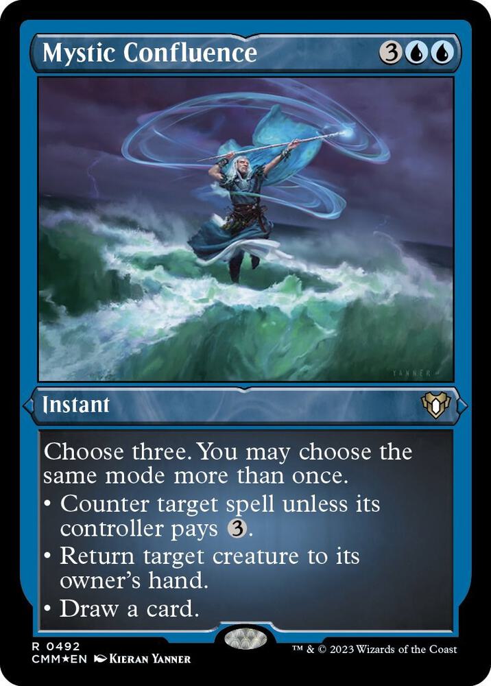 Mystic Confluence (Foil Etched) [Commander Masters] 492