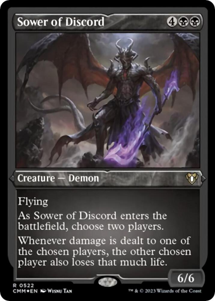 Sower of Discord (Foil Etched) [Commander Masters] 522
