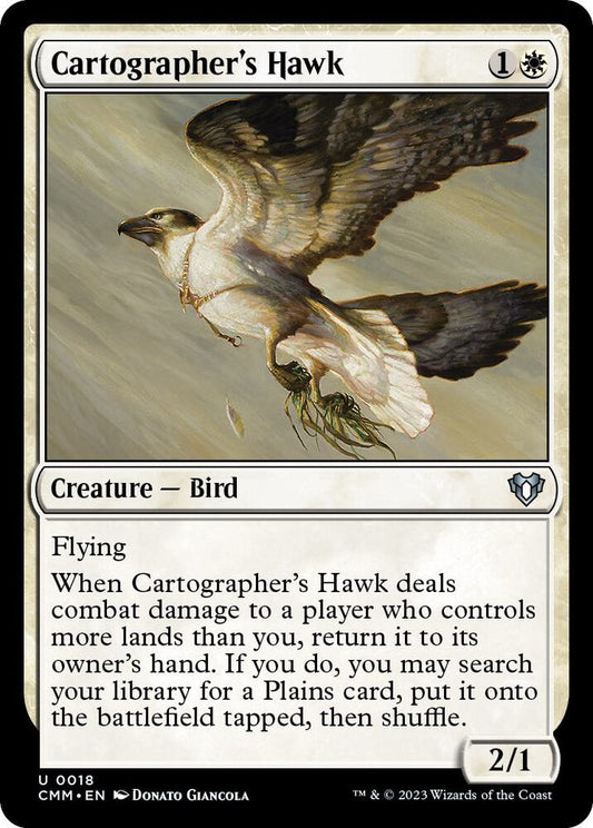 Cartographer's Hawk [Commander Masters] 18