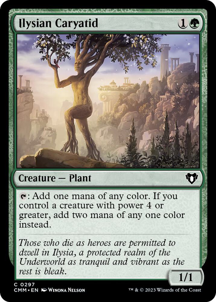 Ilysian Caryatid [Commander Masters] 297