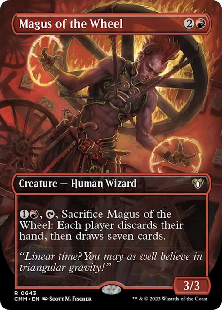 Magus of the Wheel (Borderless) [Commander Masters] 643