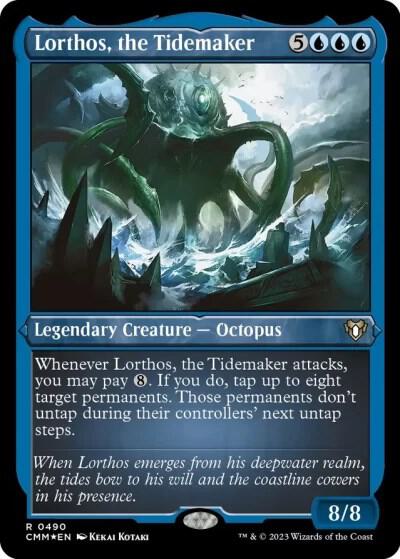 Lorthos, the Tidemaker (Foil Etched) [Commander Masters] 490
