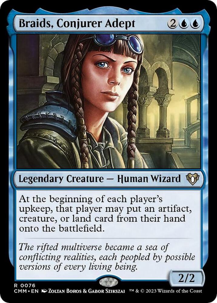 Braids, Conjurer Adept [Commander Masters] 76
