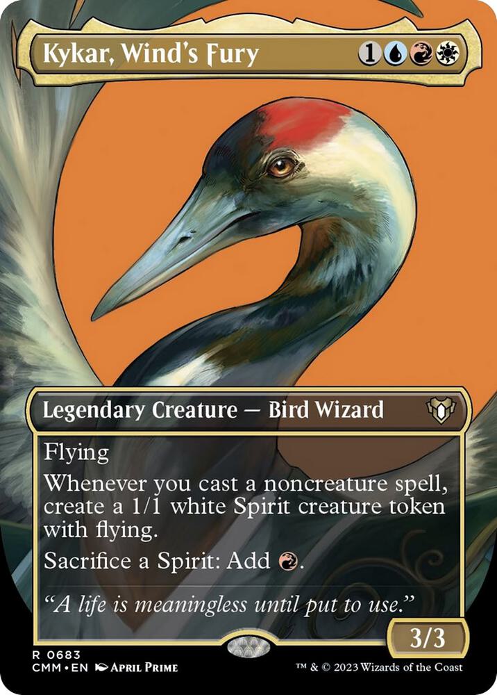 Kykar, Wind's Fury (Borderless) [Commander Masters] 683