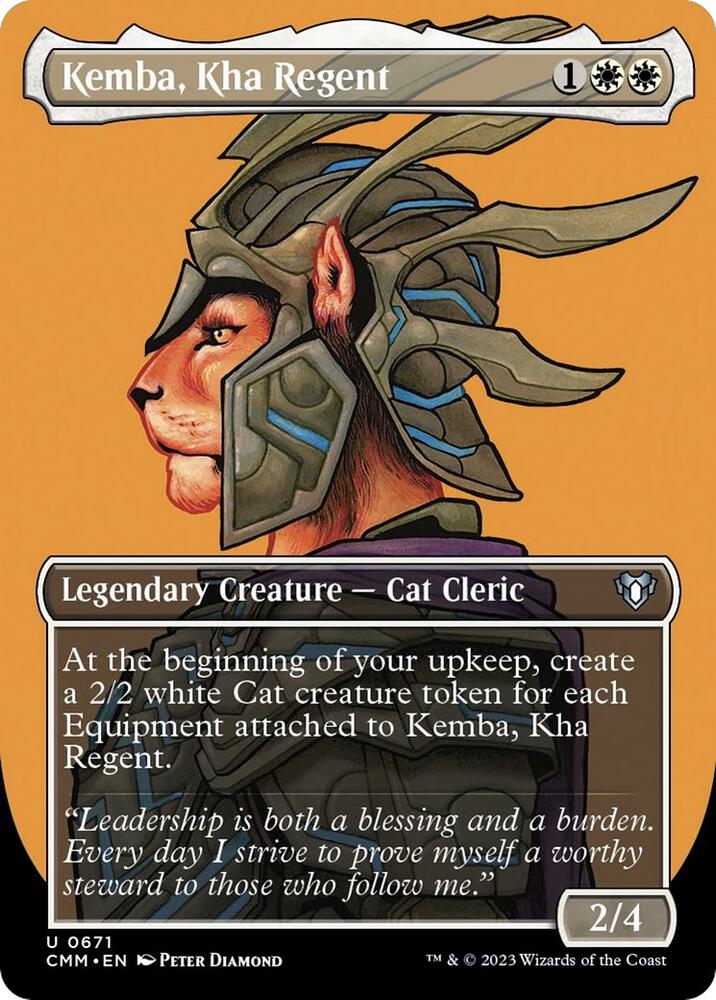 Kemba, Kha Regent (Borderless) [Commander Masters] 671