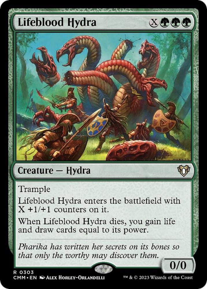 Lifeblood Hydra [Commander Masters] 303