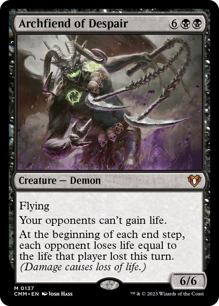 Archfiend of Despair [Commander Masters] 137