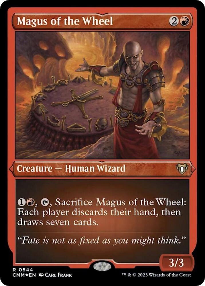 Magus of the Wheel (Foil Etched) [Commander Masters] 544