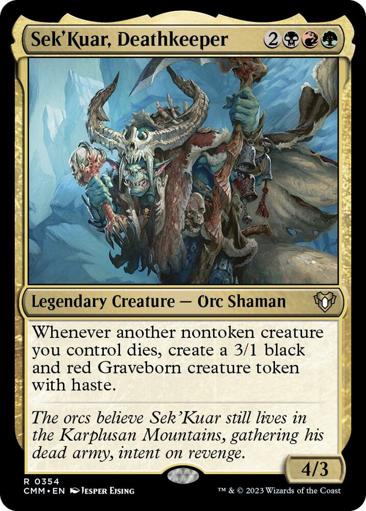 Sek'Kuar, Deathkeeper [Commander Masters] 354