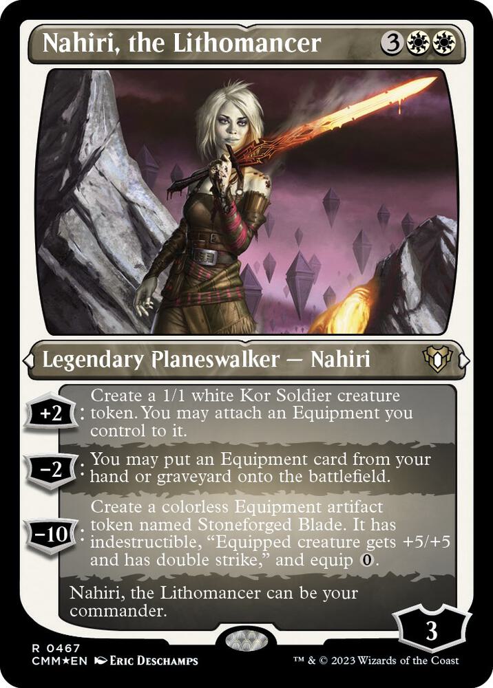 Nahiri, the Lithomancer (Foil Etched) [Commander Masters] 467