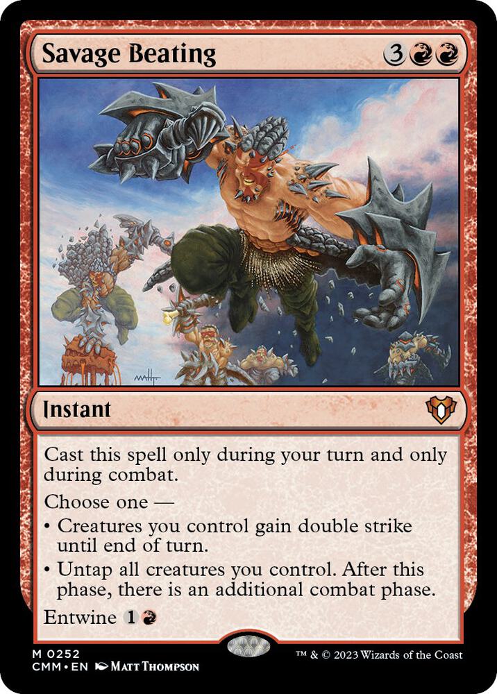 Savage Beating [Commander Masters] 252