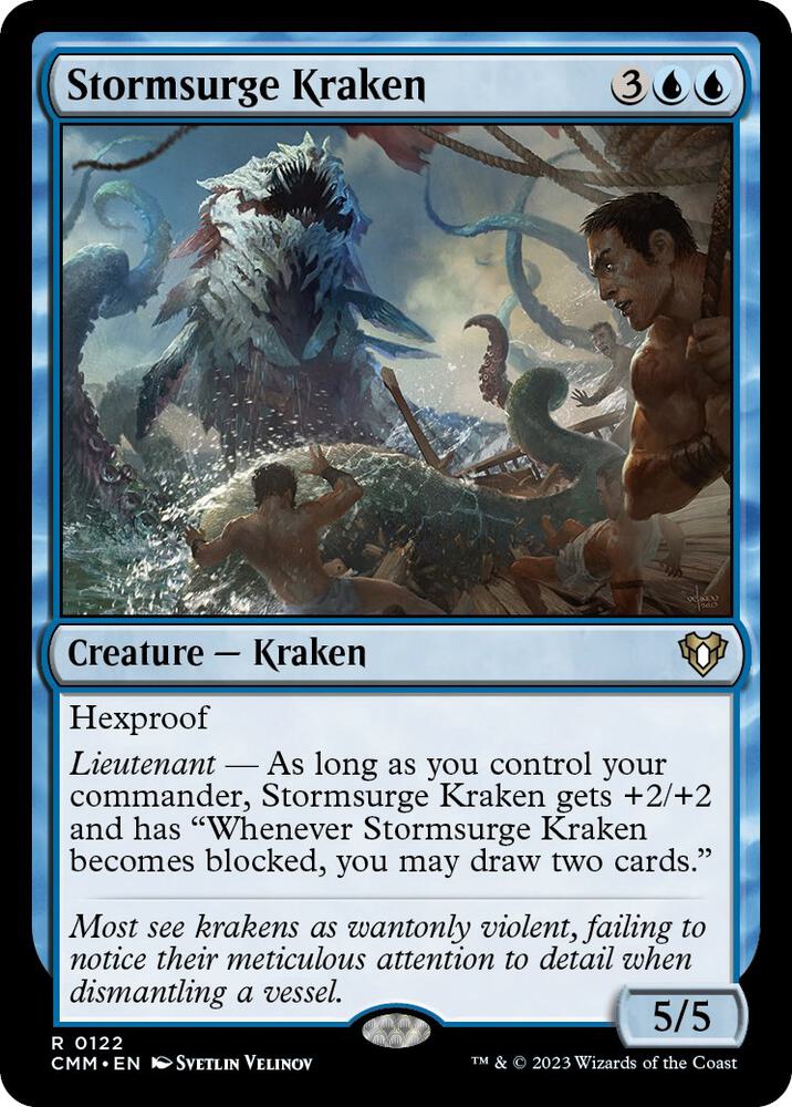 Stormsurge Kraken [Commander Masters] 122