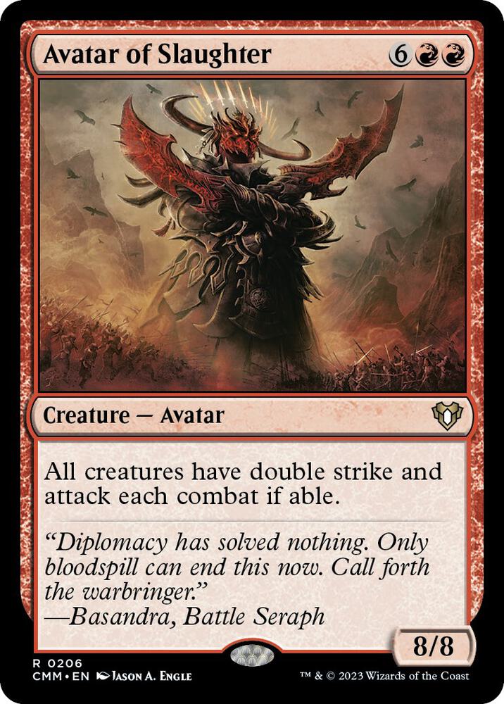 Avatar of Slaughter [Commander Masters] 206