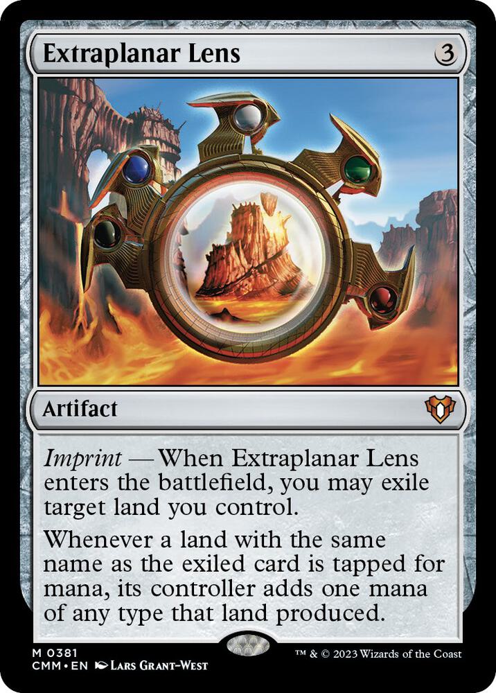 Extraplanar Lens [Commander Masters] 381