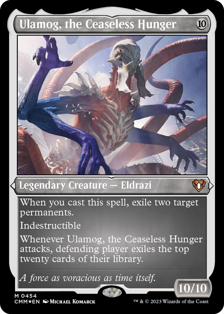 Ulamog, the Ceaseless Hunger (Foil Etched) [Commander Masters] 454