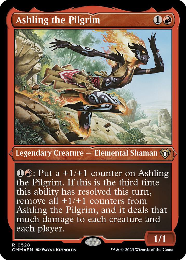 Ashling the Pilgrim (Foil Etched) [Commander Masters] 528