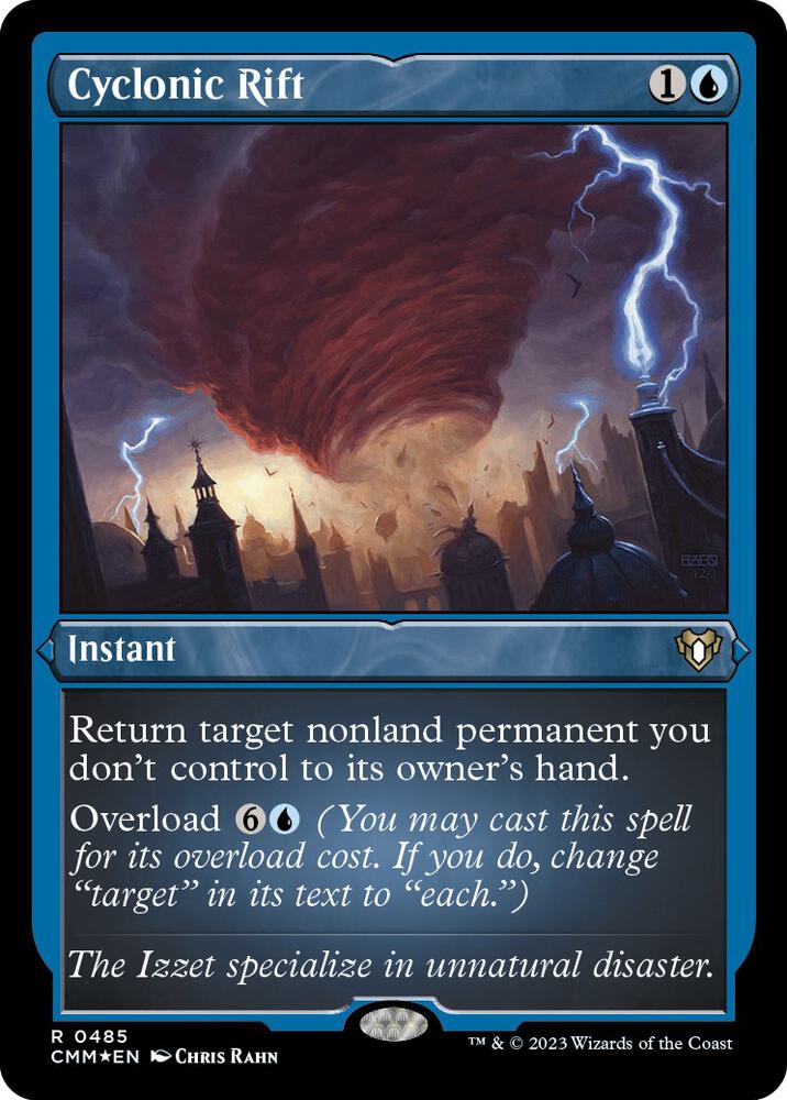 Cyclonic Rift (Foil Etched) [Commander Masters] 485