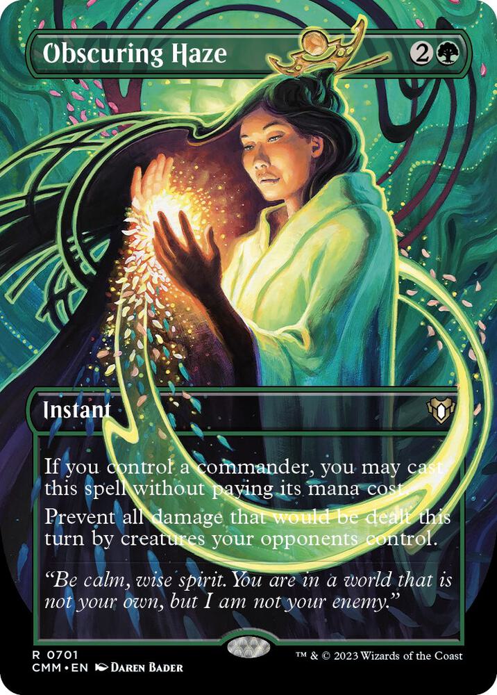 Obscuring Haze (Borderless) [Commander Masters] 701