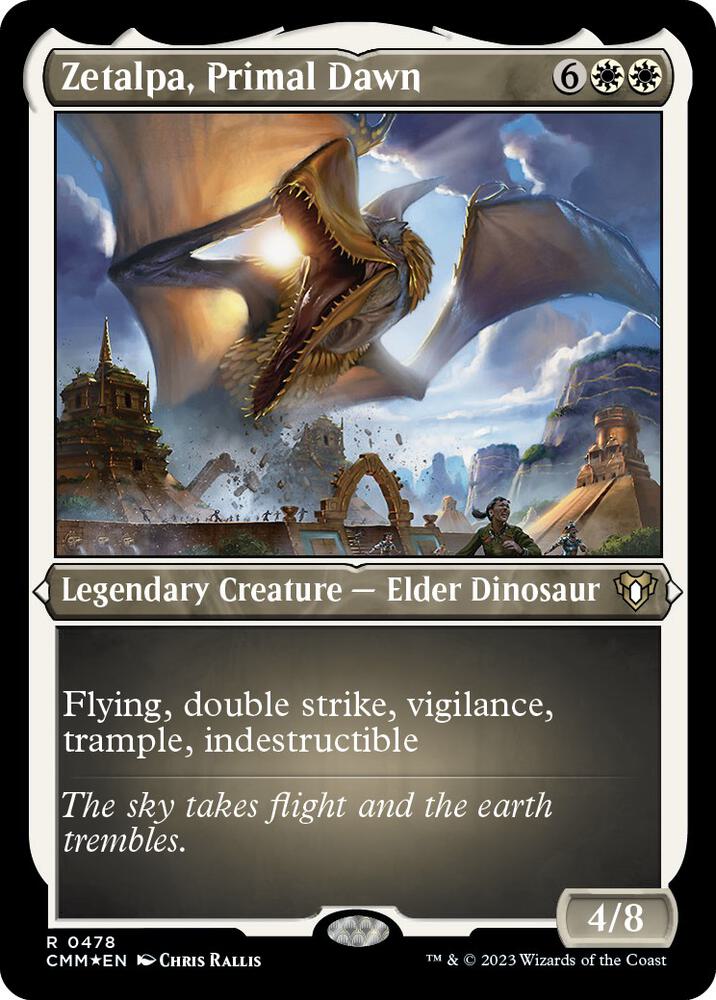 Zetalpa, Primal Dawn (Foil Etched) [Commander Masters] 478