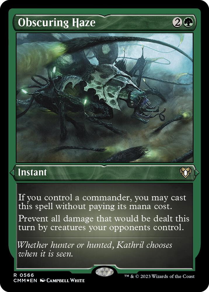 Obscuring Haze (Foil Etched) [Commander Masters] 566