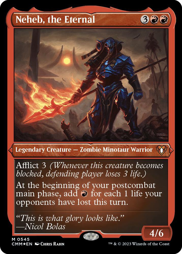 Neheb, the Eternal (Foil Etched) [Commander Masters] 545