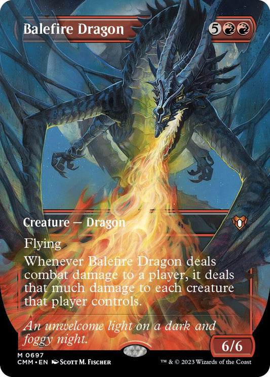 Balefire Dragon (Borderless) [Commander Masters] 697