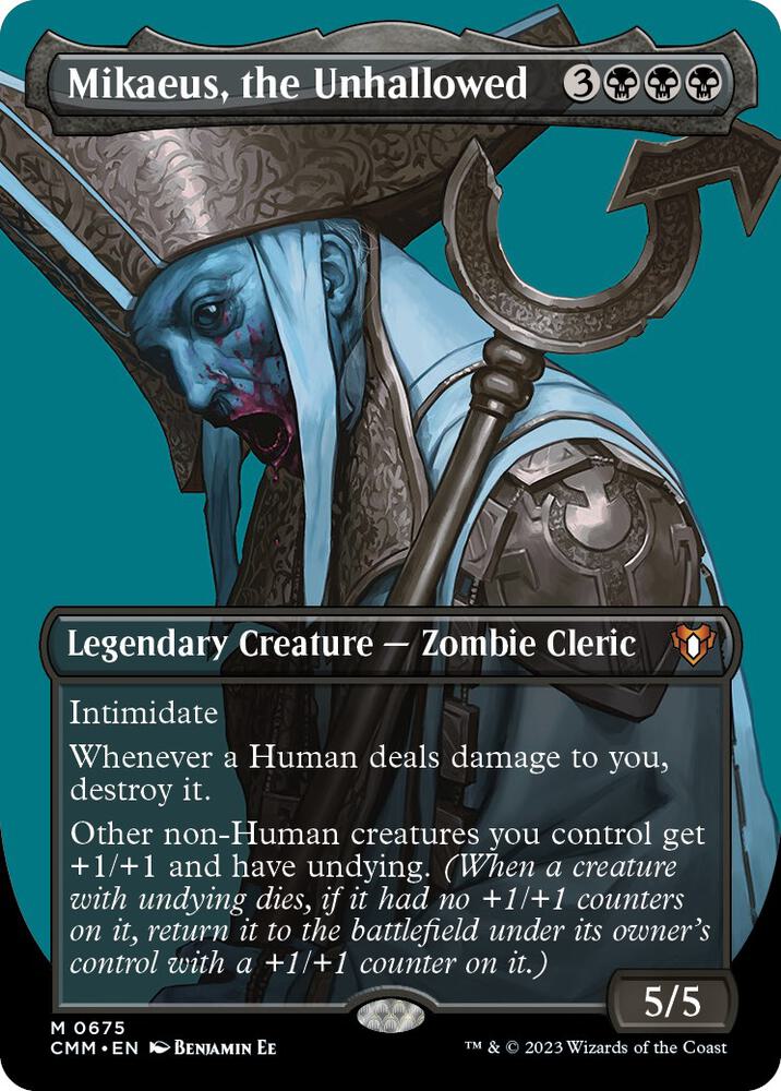 Mikaeus, the Unhallowed (Borderless) [Commander Masters] 675