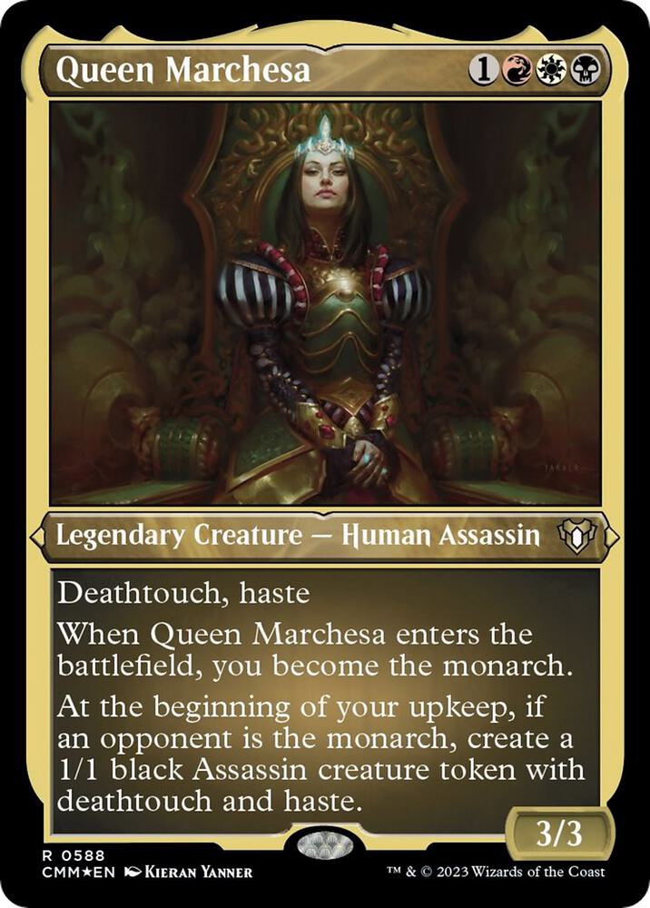 Queen Marchesa (Foil Etched) [Commander Masters] 588