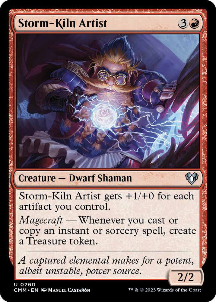 Storm-Kiln Artist [Commander Masters] 260