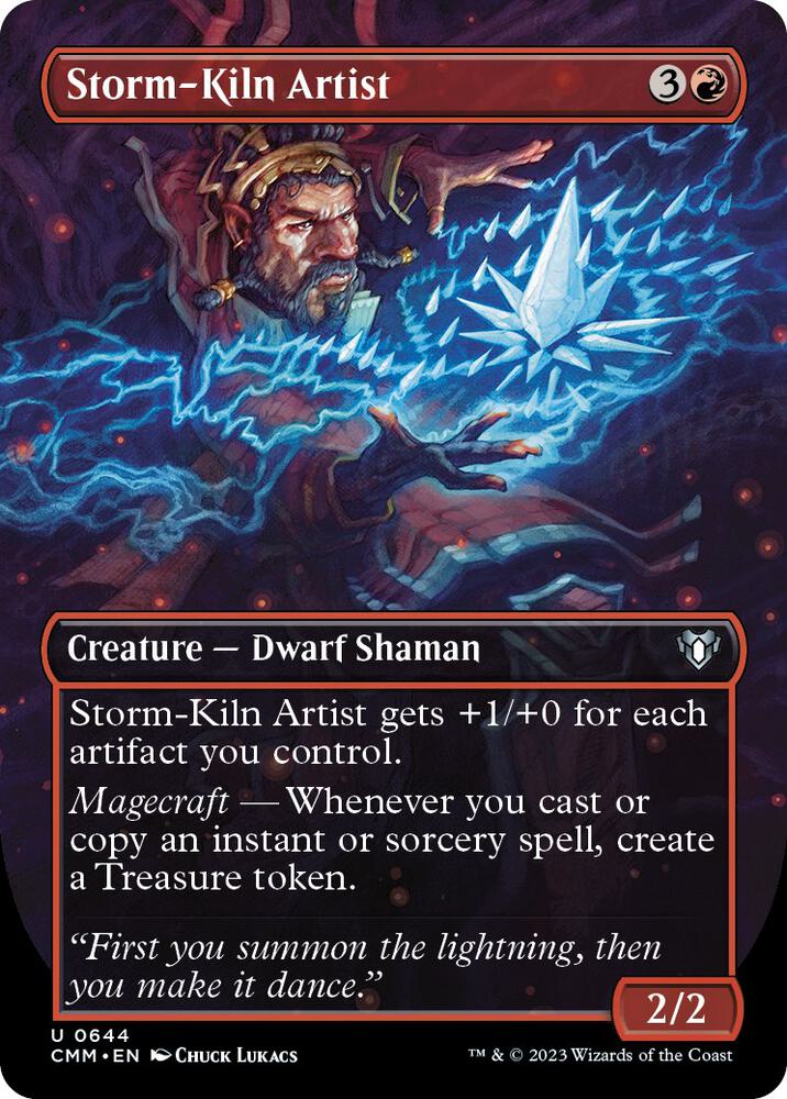 Storm-Kiln Artist (Borderless) [Commander Masters] 644