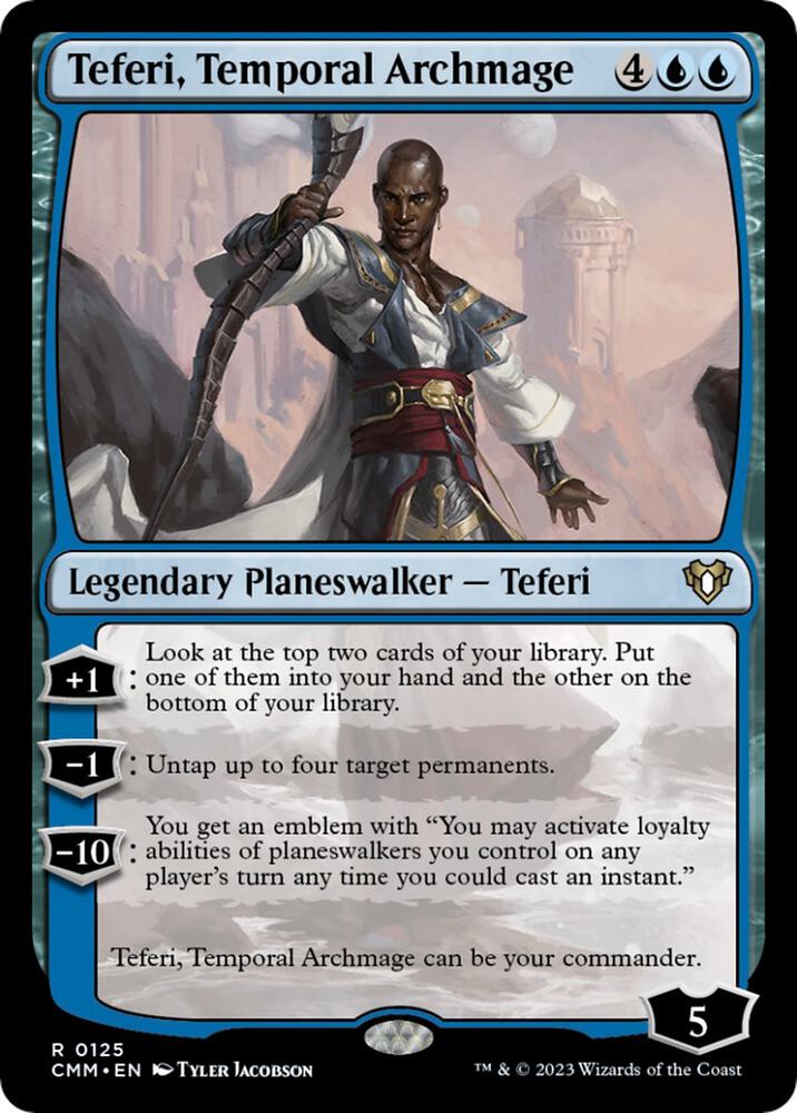 Teferi, Temporal Archmage [Commander Masters] 125