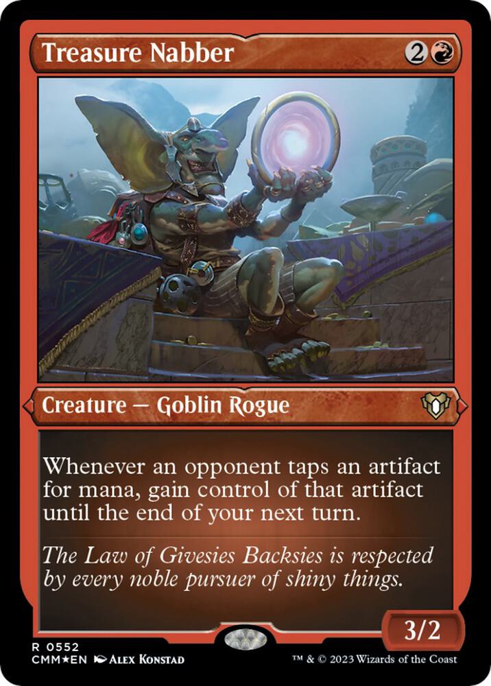Treasure Nabber (Foil Etched) [Commander Masters] 552