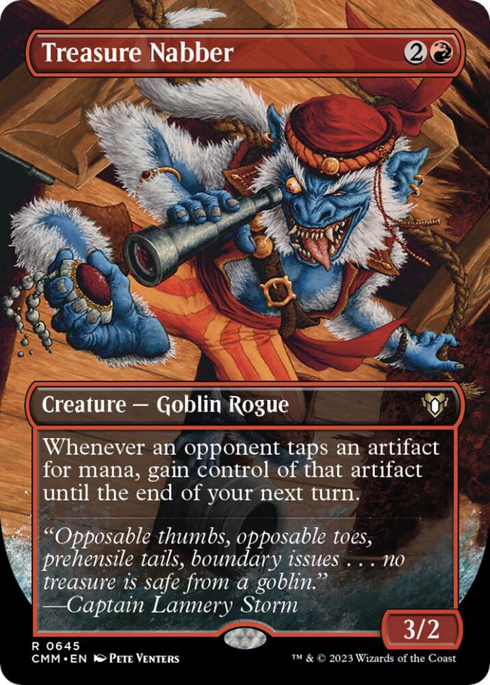 Treasure Nabber (Borderless) [Commander Masters] 645