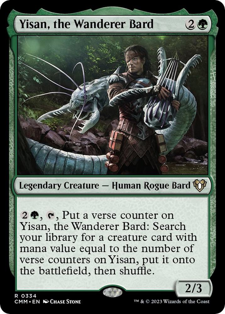 Yisan, the Wanderer Bard [Commander Masters] 334
