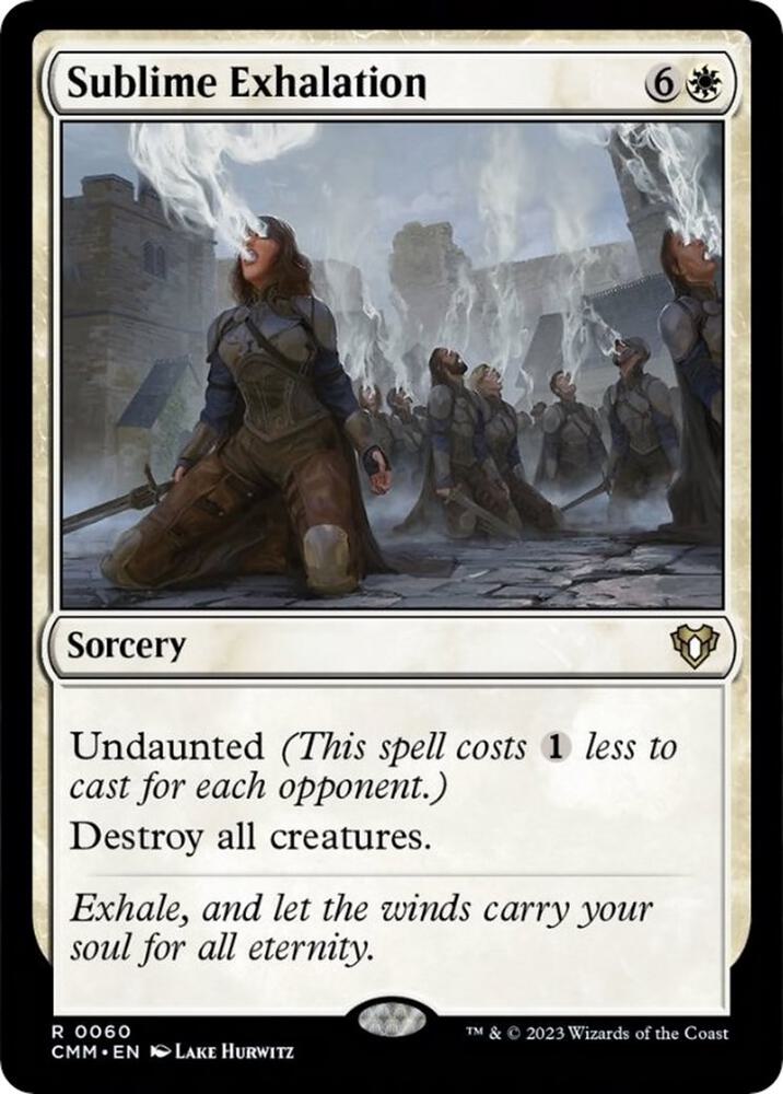 Sublime Exhalation [Commander Masters] 60