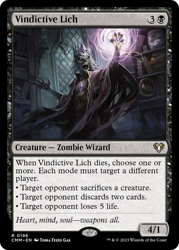 Vindictive Lich [Commander Masters] 196