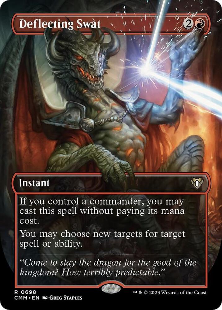 Deflecting Swat (Borderless) [Commander Masters] 698